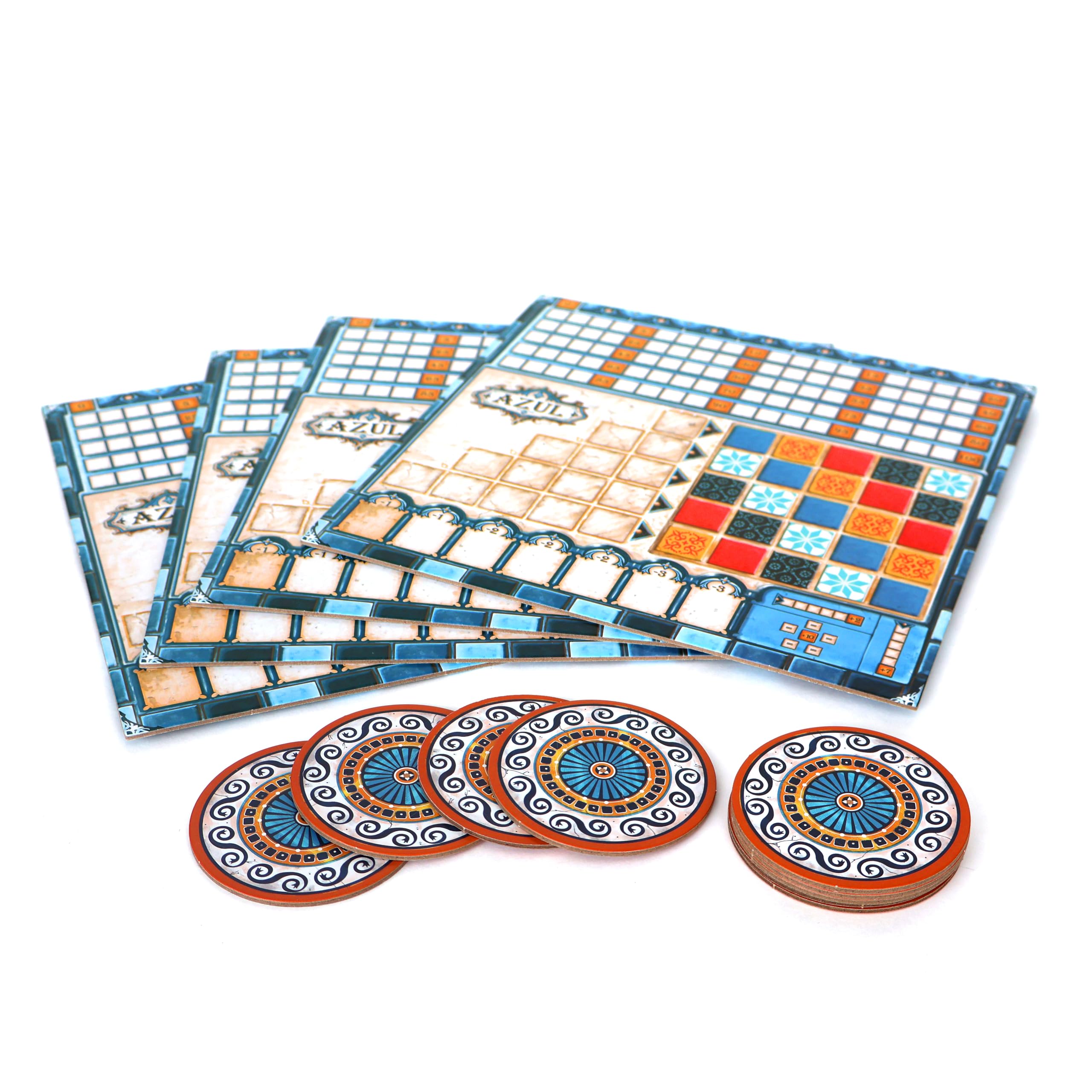 Asmodee Azul, Juego de Mesa de Colocación de Losetas y Estrategia para Adultos y Familias, Decora el Palacio Real de Évora, A Partir de 8 Años, De 2 a 4 Jugadores, 30-45 Minutos por Partida, Español