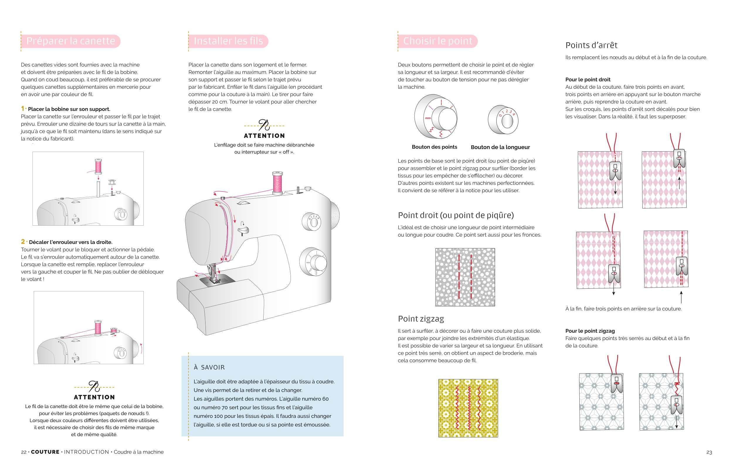 Couture - Le grand livre pour apprendre à coudre à la main et à la machine