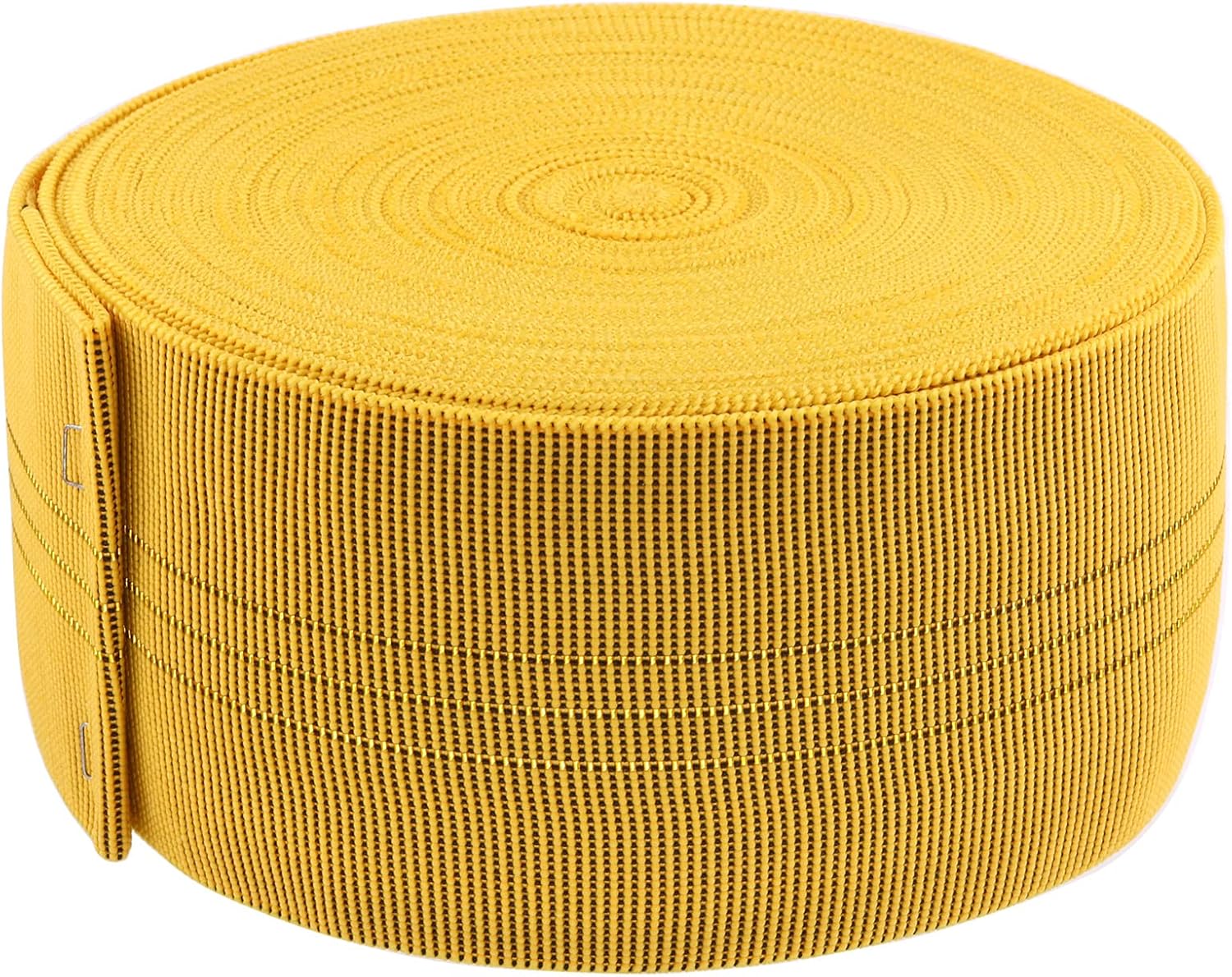 Tanstic 1 Roll 4 Inch x 65.6 Ft Yellow Sofa Elastic bing