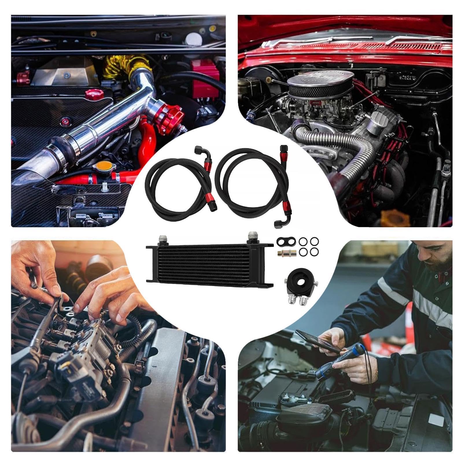 Le kit de reoidisseur d'huile VW Golf Mk7 GTI 13 Rows s'adapte Moteur EA-888III - Chine Reoidisseur d'huile, reoidisseur huile moteur