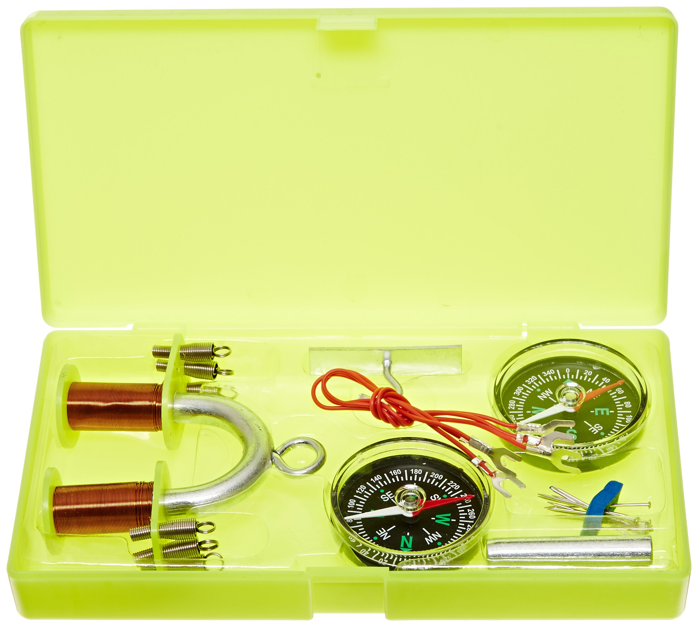 United Scientific EMKIT2 Electromagnet Kit with Instruction Manual and Plastic Storage Case