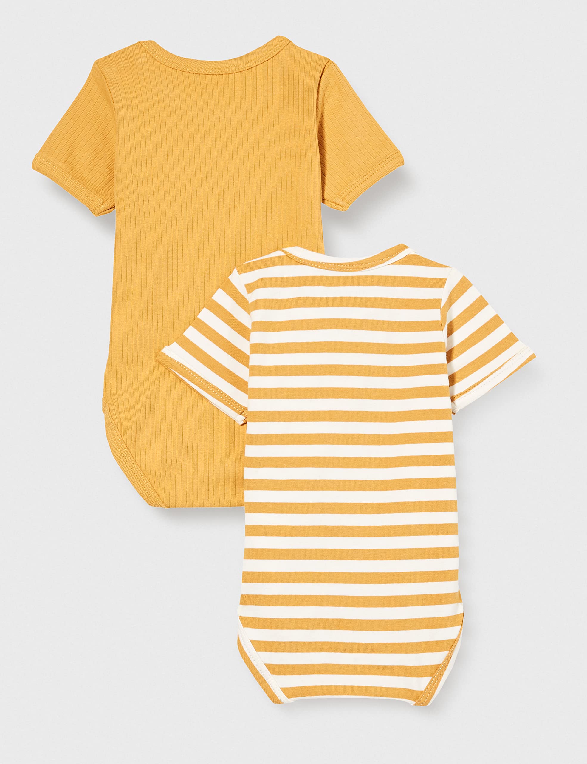 MINYMO Set di Magliette Unisex per Bambini, Amber Gold, 6 Mesi