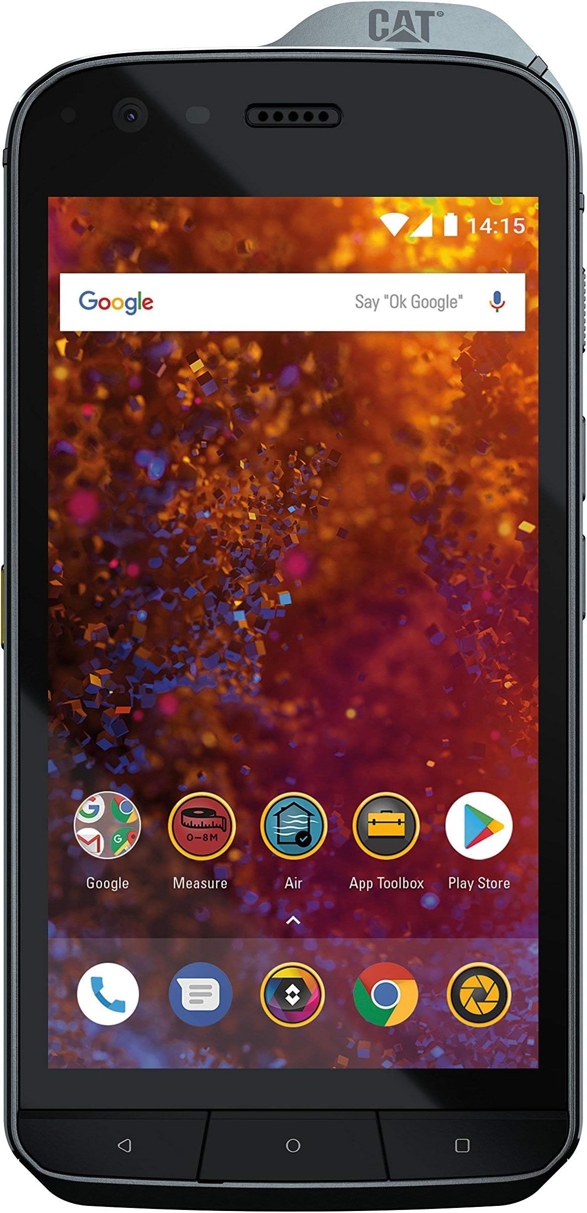 CAT S61 4GB / 64GB 5.2-inches IP69 & Mil-Spec 810G Certified 4500 mAh Battery Dual SIM Factory Unlocked- International Stock No Warranty