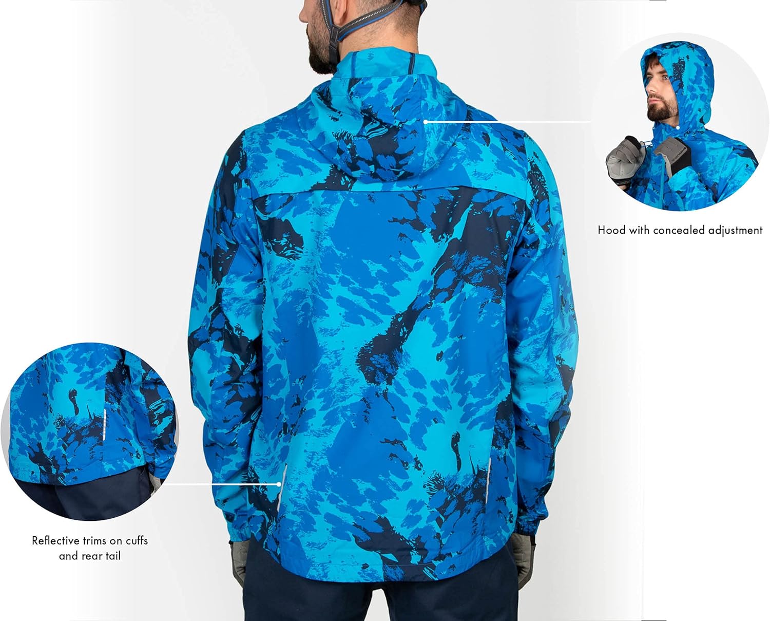 Endura Mens Hummvee Mountain Cycling Windproof Shell Jacket - Image 4