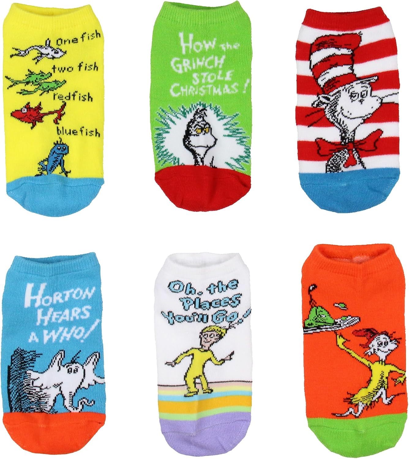 Calzini Donna Grinch Bioworld – Maglia Fair Isle Con Fodera In Pile, Antiscivolo, Taglie 38-42 (9-11), Ufficiali Dr. Seuss - 2