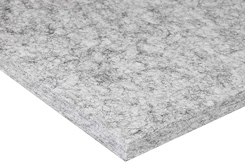 Miniatura 8 de Paneles de sonido a prueba de sonido, paquete de 16 unidades de espuma acústica de 12 x 12 x 0.4 pulgadas con calcomanías adhesivas, paneles