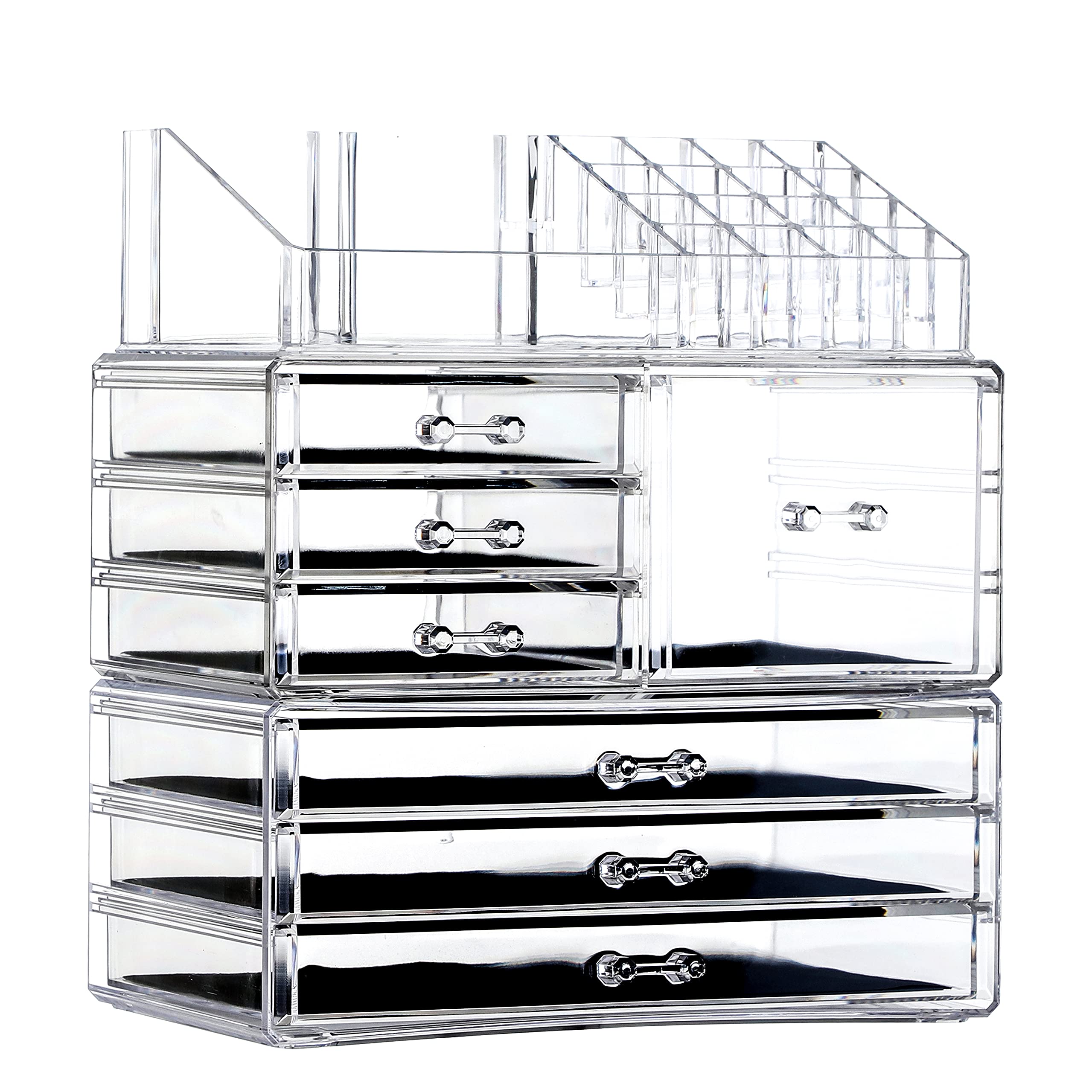 Buy Cq acrylicClear Makeup Storage Organizer Drawers Skin Care X Large