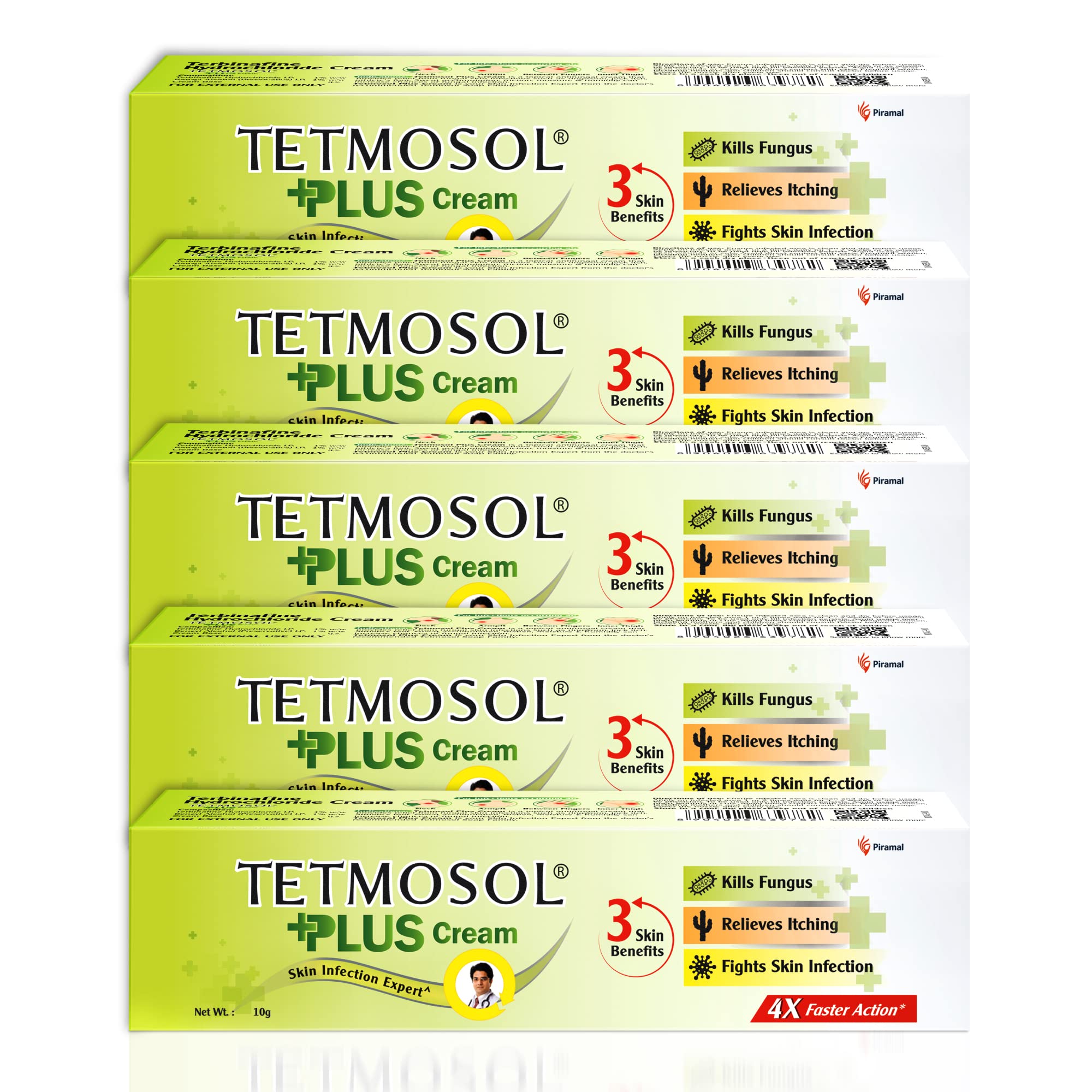 Tetmosol Plus Cream - topical antifungal cream - kills fungus, relieves itching, fights skin infections - Pack of 5 (5 x 10g) (B09G6GX1QC) Amazon Price History, Amazon Price Tracker