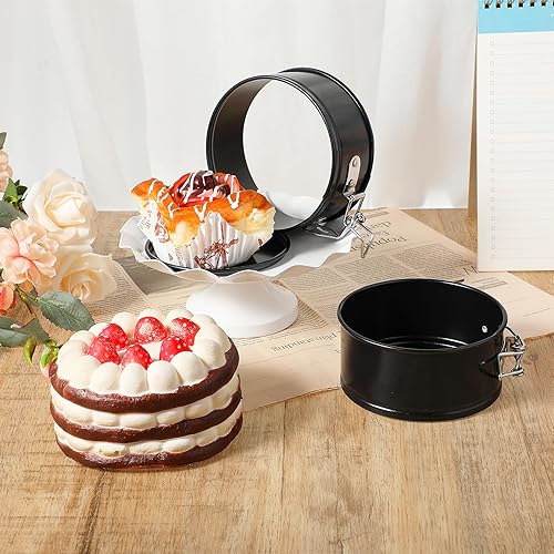 MAQUITA 8 Pcs 4 Inch Springform Pan Mini - Thumbnail 3