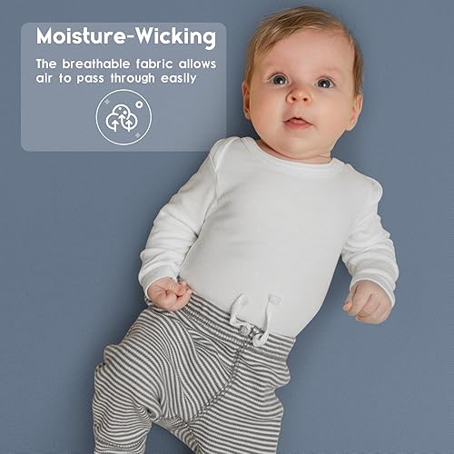 Miniatura 40 de Yoofoss Sábanas para cuna de bebé para niños y niñas, paquete de 2 sábanas bajeras para cuna estándar y colchón de niño pequeño, sábana de Panda