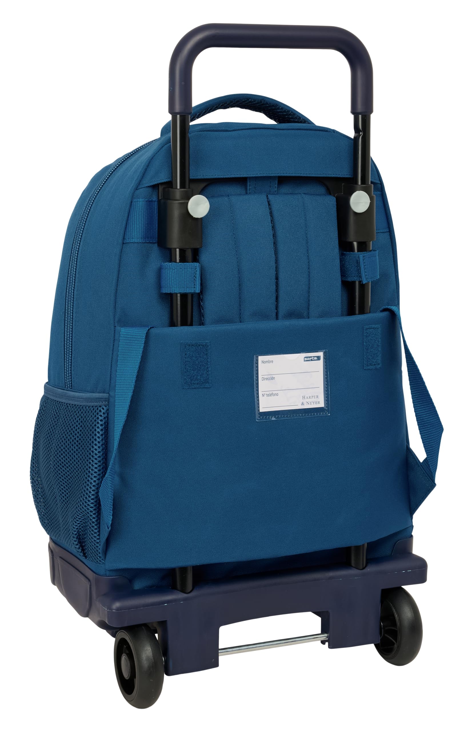 Safta HARPER & NEYER - Mochila Grande con Ruedas, Compacta, Extraíble, Ideal para Niños de Diferentes Edades, Cómoda y Versátil, Calidad y Resistencia, 33x22x45 cm
