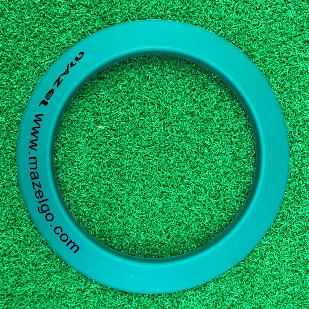 MAZEL Golf Putting Cup Ring for Training Aid Indoor Outdoor - All-Direction Practice Hole Putting Accuracy Trainer