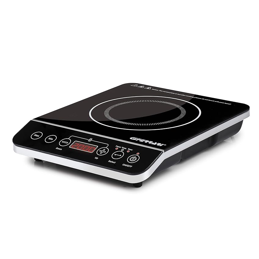 Immagine del prodotto G3 Ferrari G10061 Piastra ad Induzione Singola ''Energy'', 2000W, Vetro Temperato, Nero