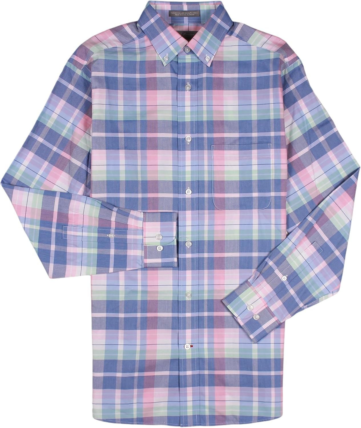 Cremieux Easy-Care Men's Long Sleeve Shirt with Super Soft Cotton Tencel Lyocell Blend Fabric