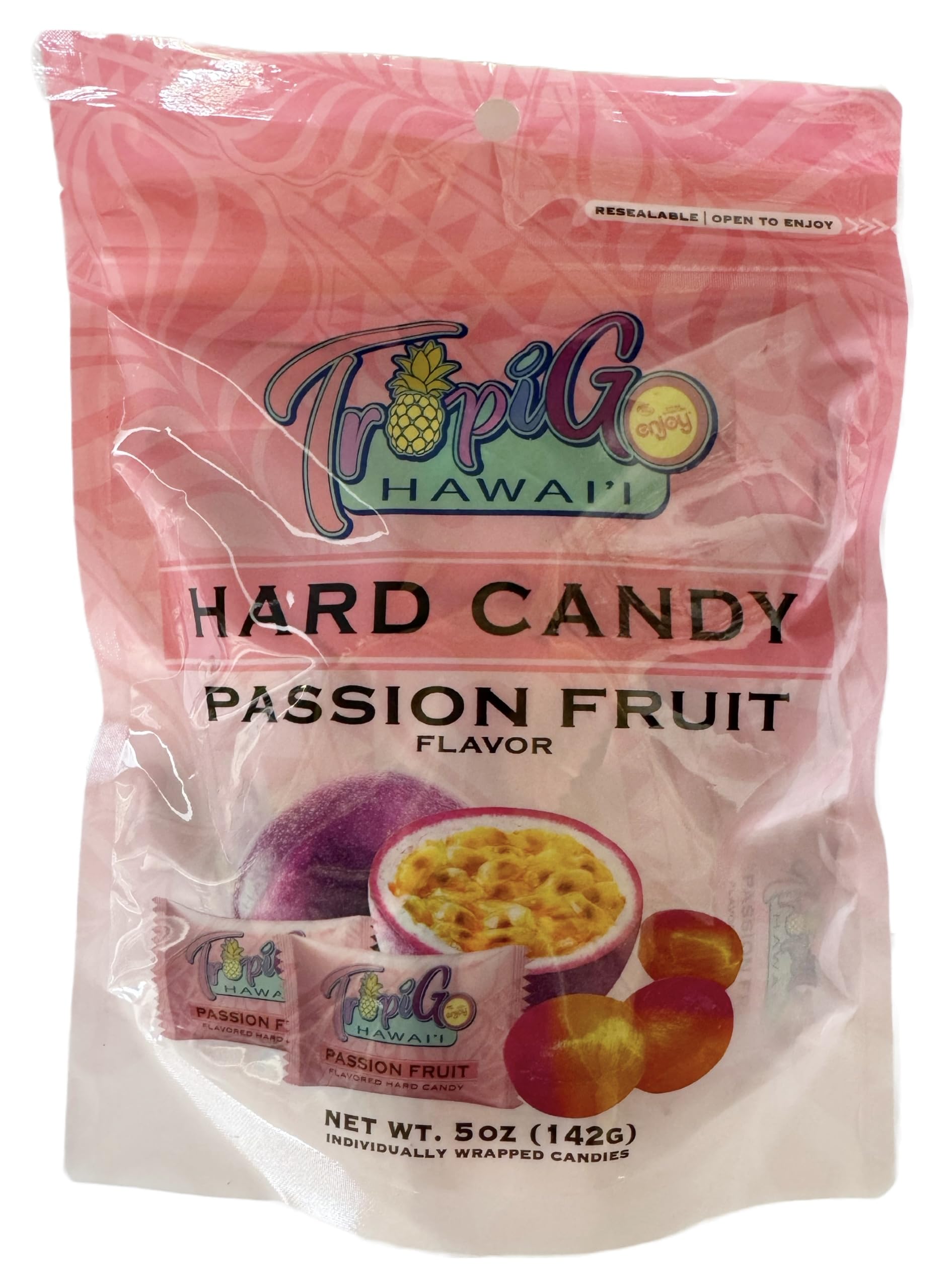 TropiGo Hawaii Tropical Hard Candy (Passion Fruit)