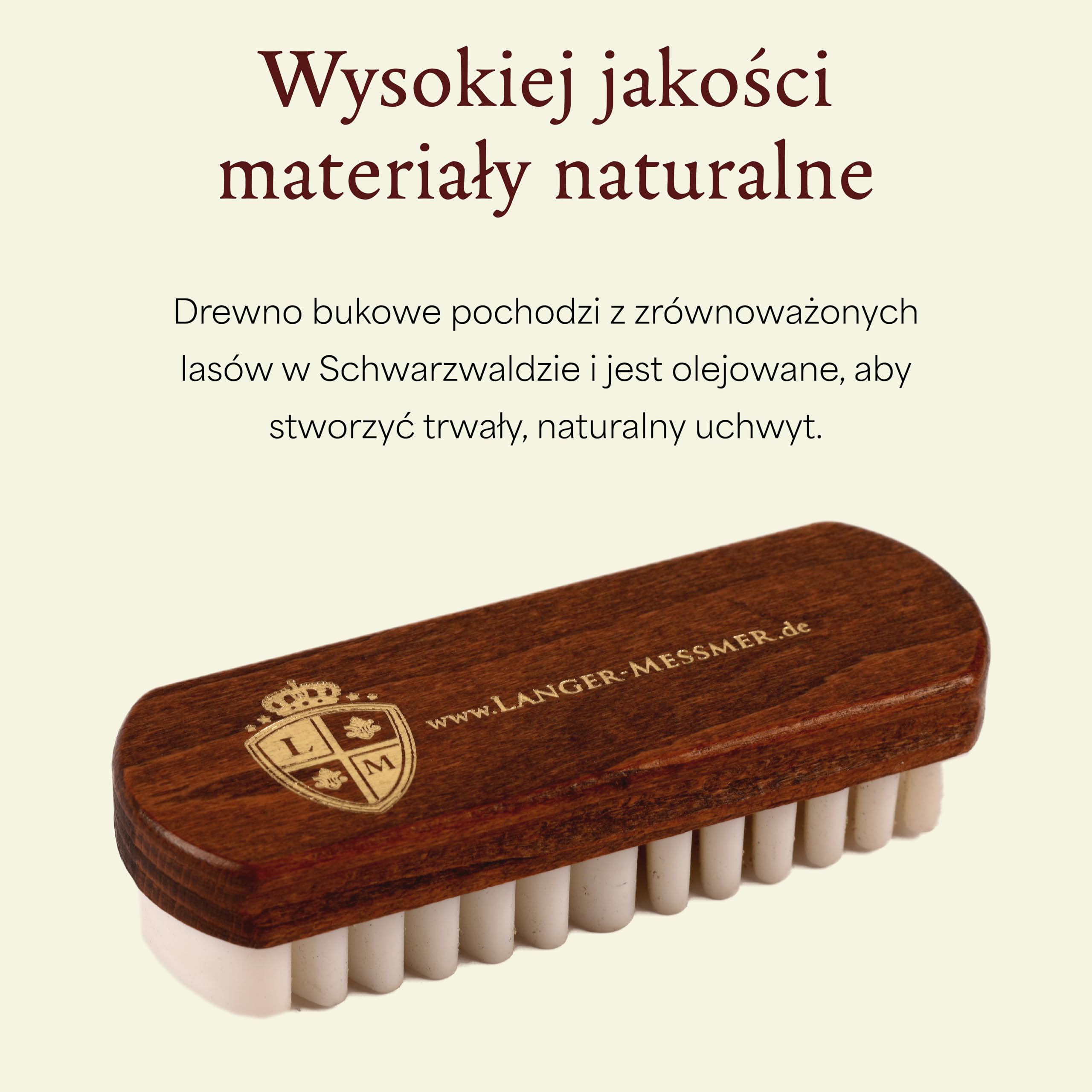 Langer & Messmer zestaw do czyszczenia i pielęgnacji butów zamszowych, pielęgnacja butów nubukowych, szczotki i środek