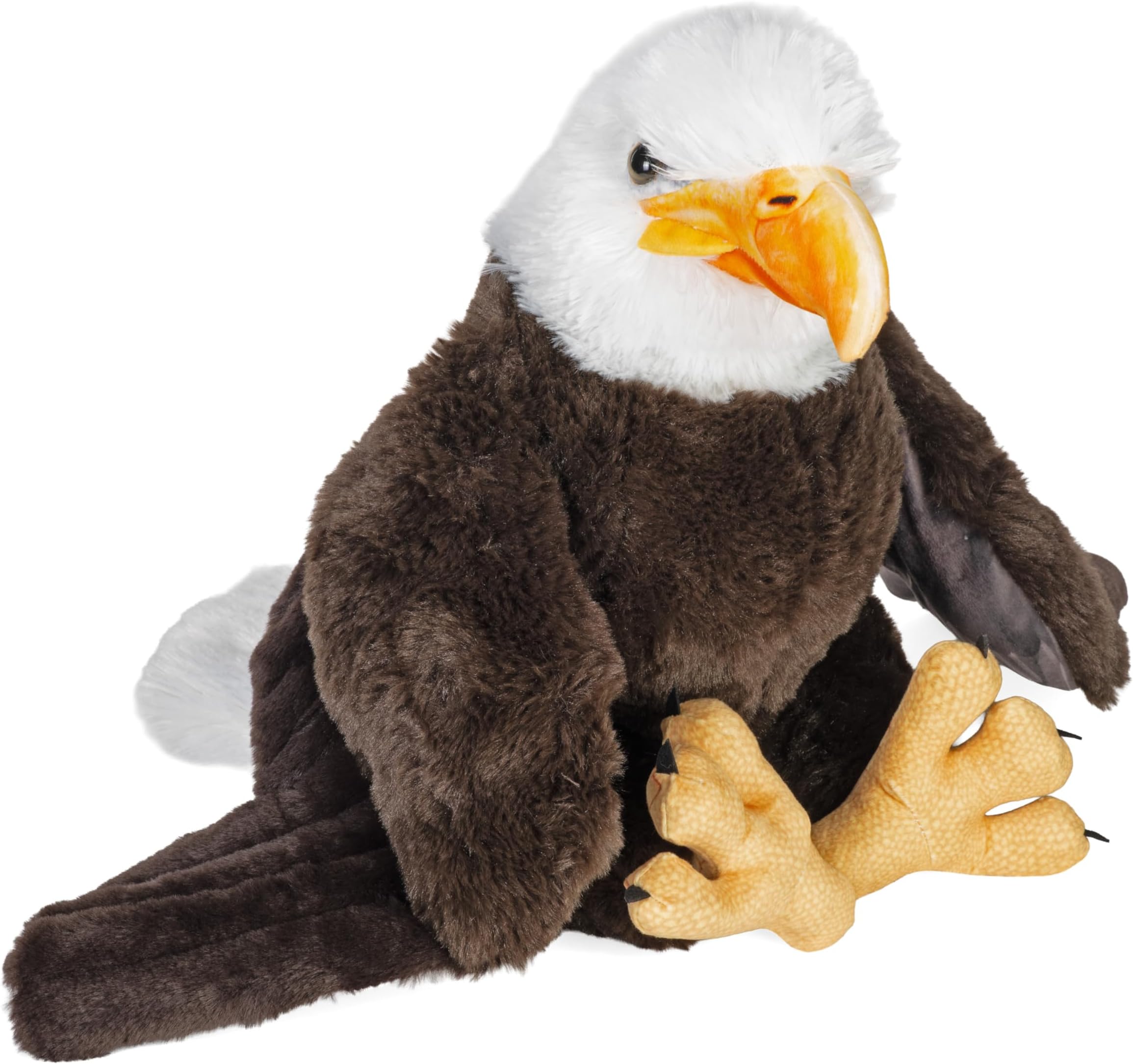 Wild Republic Artist Collection, Bald Eagle, Gift for Kids, 15 inches, Plush Toy, Fill is Spun Recycled Water Bottles.