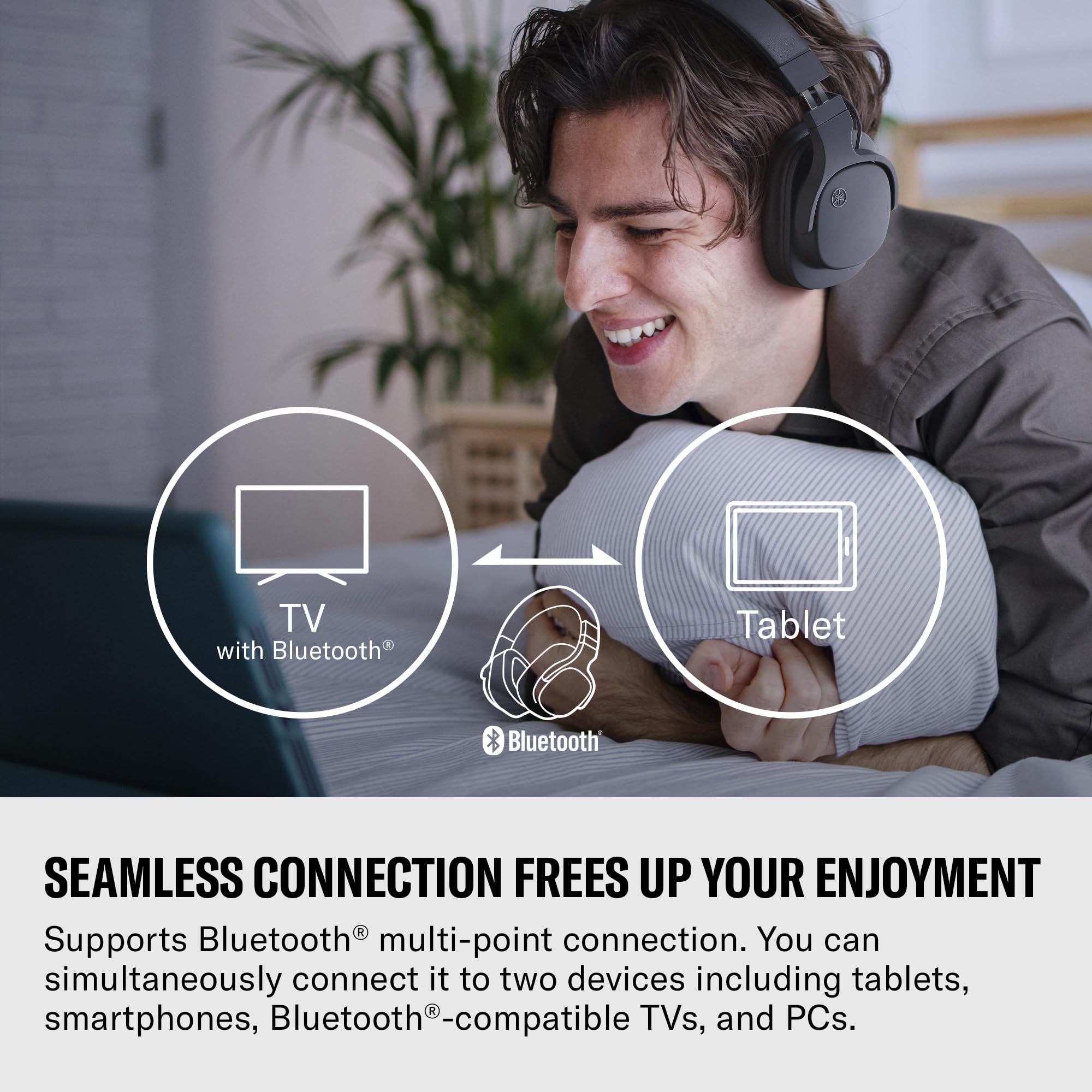 Yamaha YH-L500A ワイヤレスヘッドホン Amazon.com: Yamaha YH-L500A Wireless Over-Ear Headphones