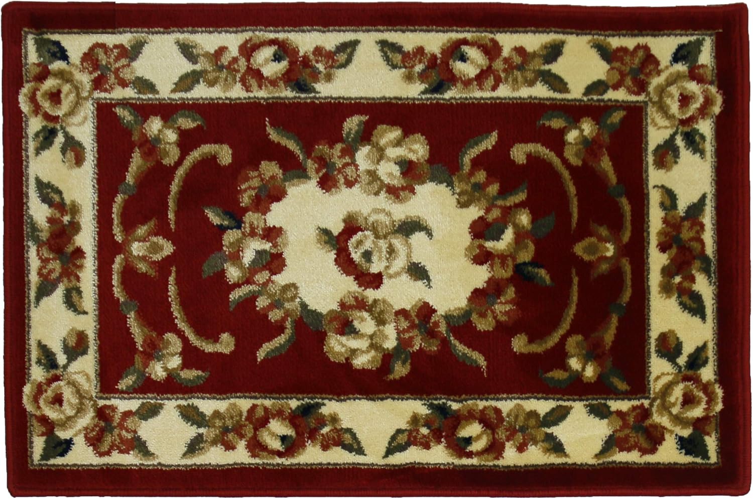 chinaartune 1018, Wilton Woven Indoor Area Rug, 2' x 3', White