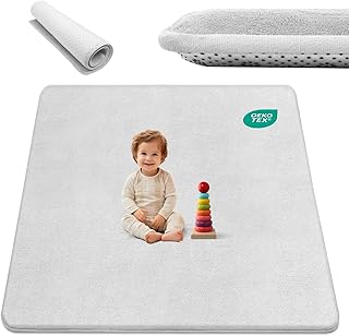 LZDMY Große Spielmatte Baby Spieldecke, 120x170x3cm Dicke Krabbelmatte, Spielteppich mit Rutschfester Unterseite & Weicher Kurzflor - Teppich für Kinderzimmer Wohnzimmer, Geschenk Geburtstag Ostern