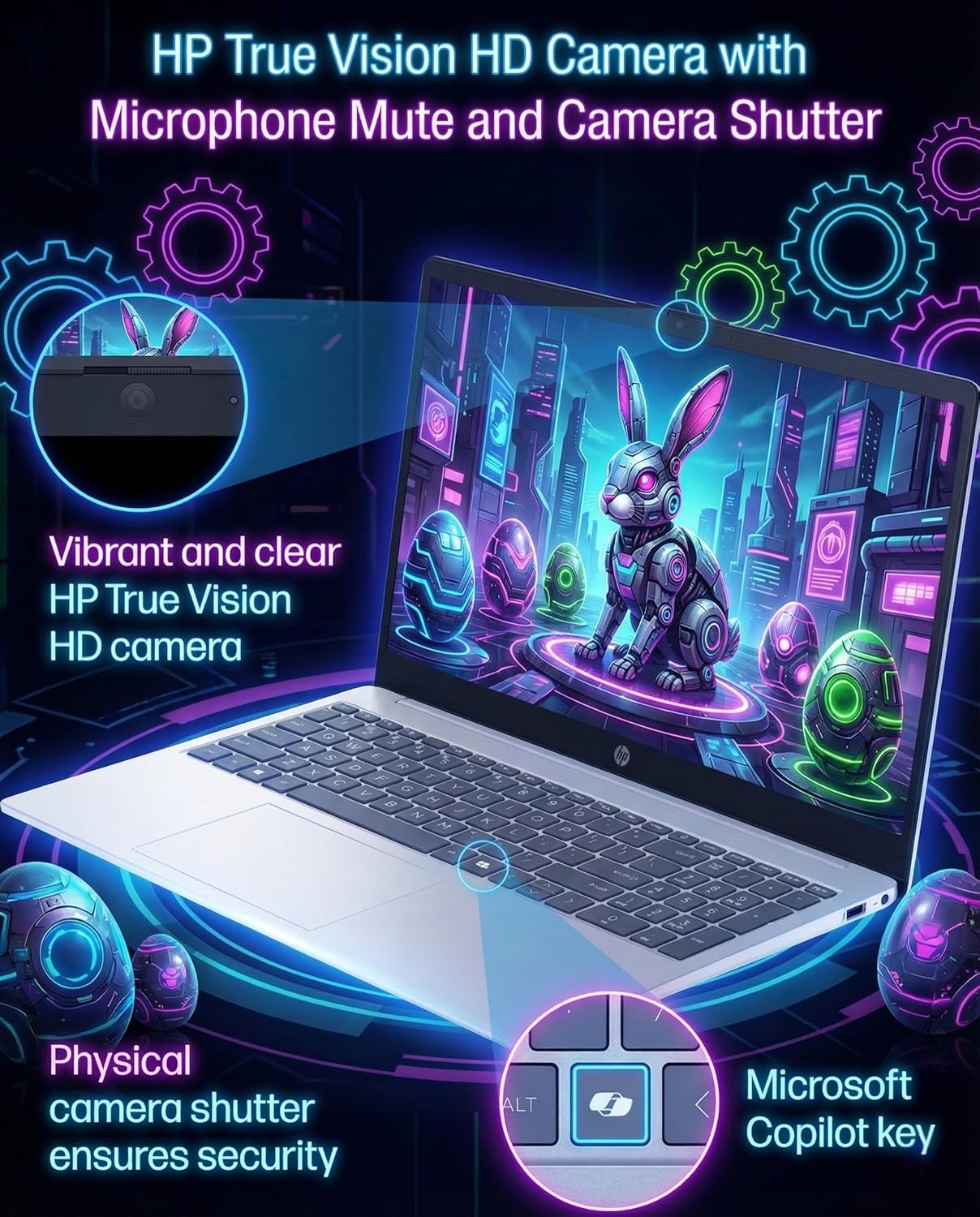 HP 15.6" FHD Touchscreen Business Laptop, 13th Gen Intel Core i7-1355U (10-Core, Up to 5.0GHz), 16GB RAM, 512GB PCIe SSD, Windows 11 Pro, Copilot AI, Wi-Fi 6, Redragon Bundle, Silver