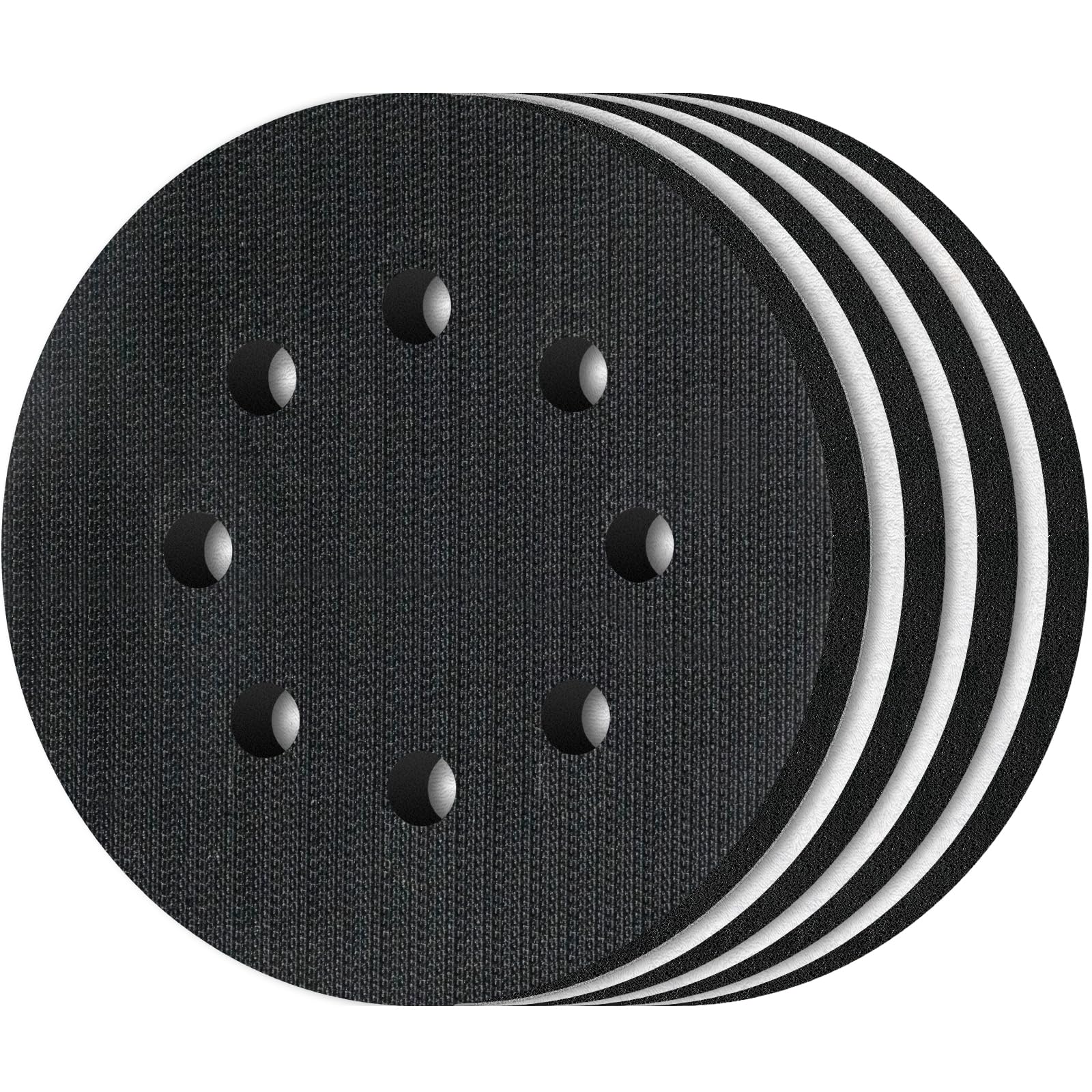 4PCS Orbital Sander Foam Pad 125MM Hook and Loop Interface Pads for Buffer