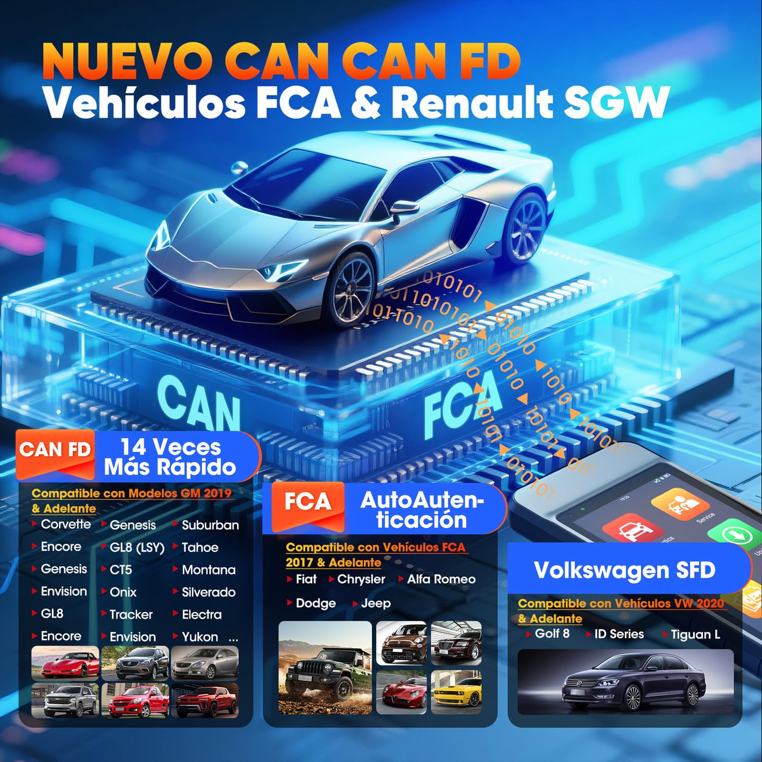 Autel MaxiDIAG MD906 Pro Diagnosis Coche Multimarca, 11 Servicios, Can FD | Sin Suscripción, Escáner para Coches MD906PRO 2026, Bluetooth Lite de MK808S MX808S Maquina Diagnosis Multimarca