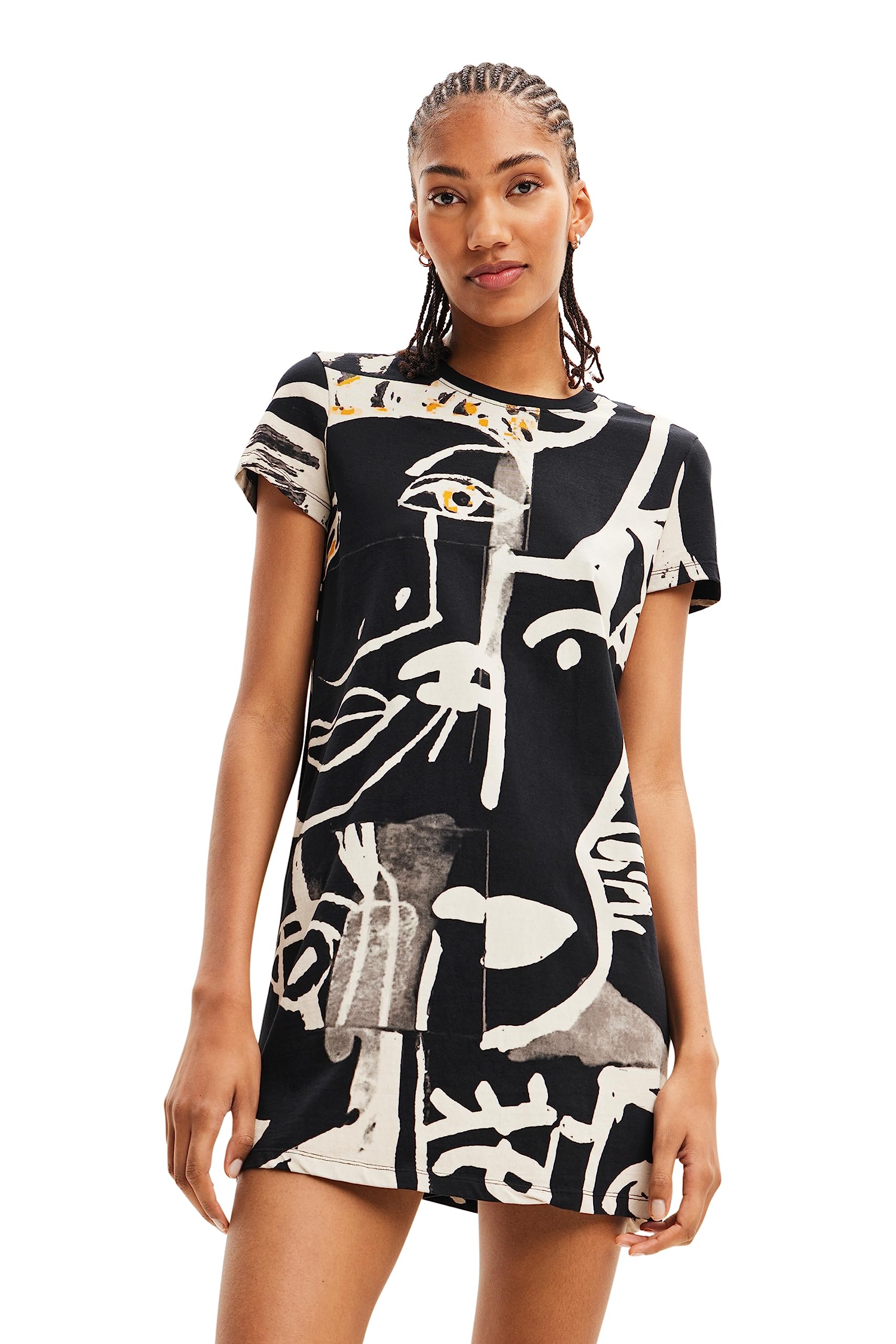 Desigual Vestido para Mujer, Negro, M