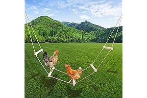 Extra Long Chicken Perch Stand for Coop, Chicken Coop Accessories