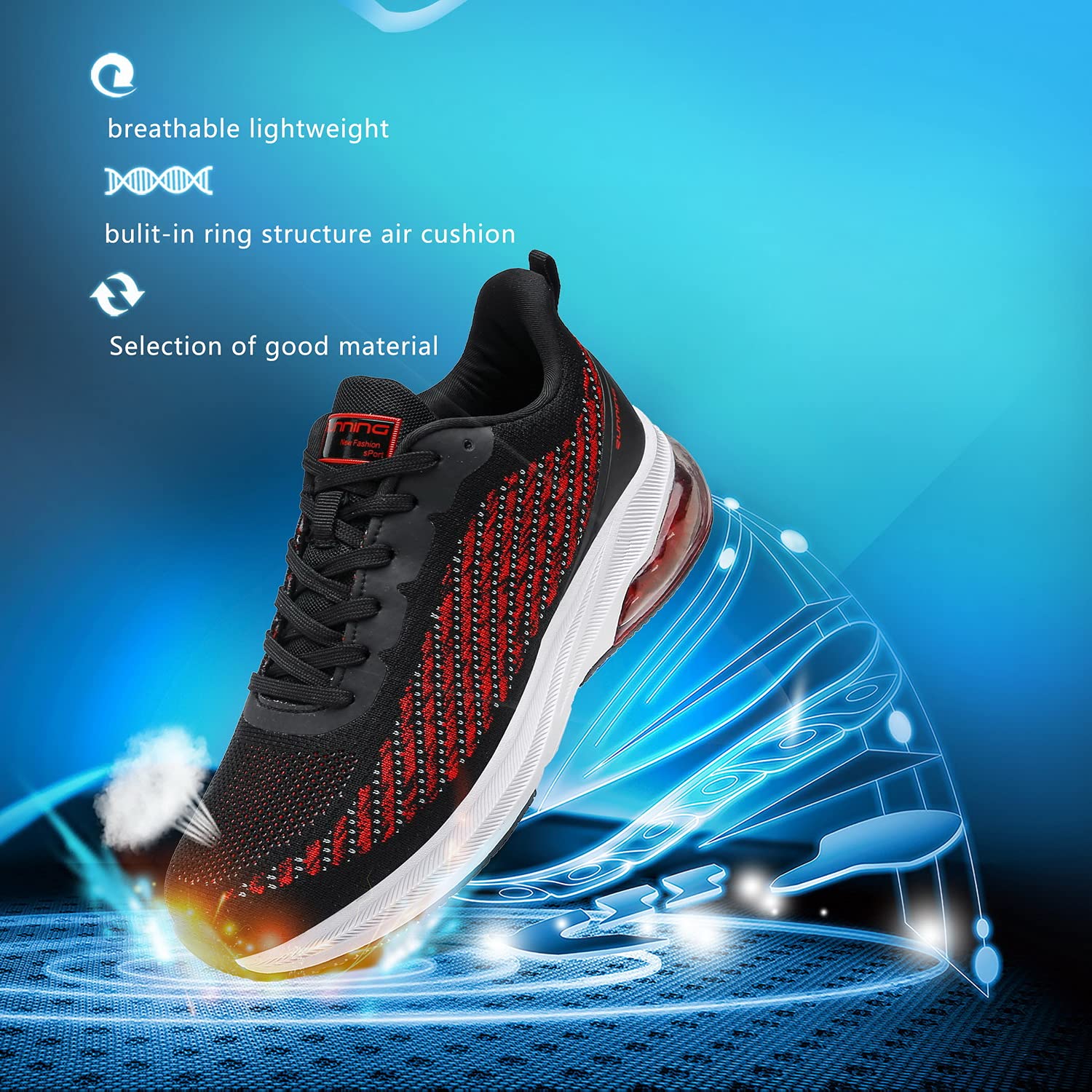 frysen Scarpe Uomo Donna Sneakers Scarpe Uomo Estive Scarpe Running Uomo per Tennis Trekking MTB Corsa Fitness 36-47EU