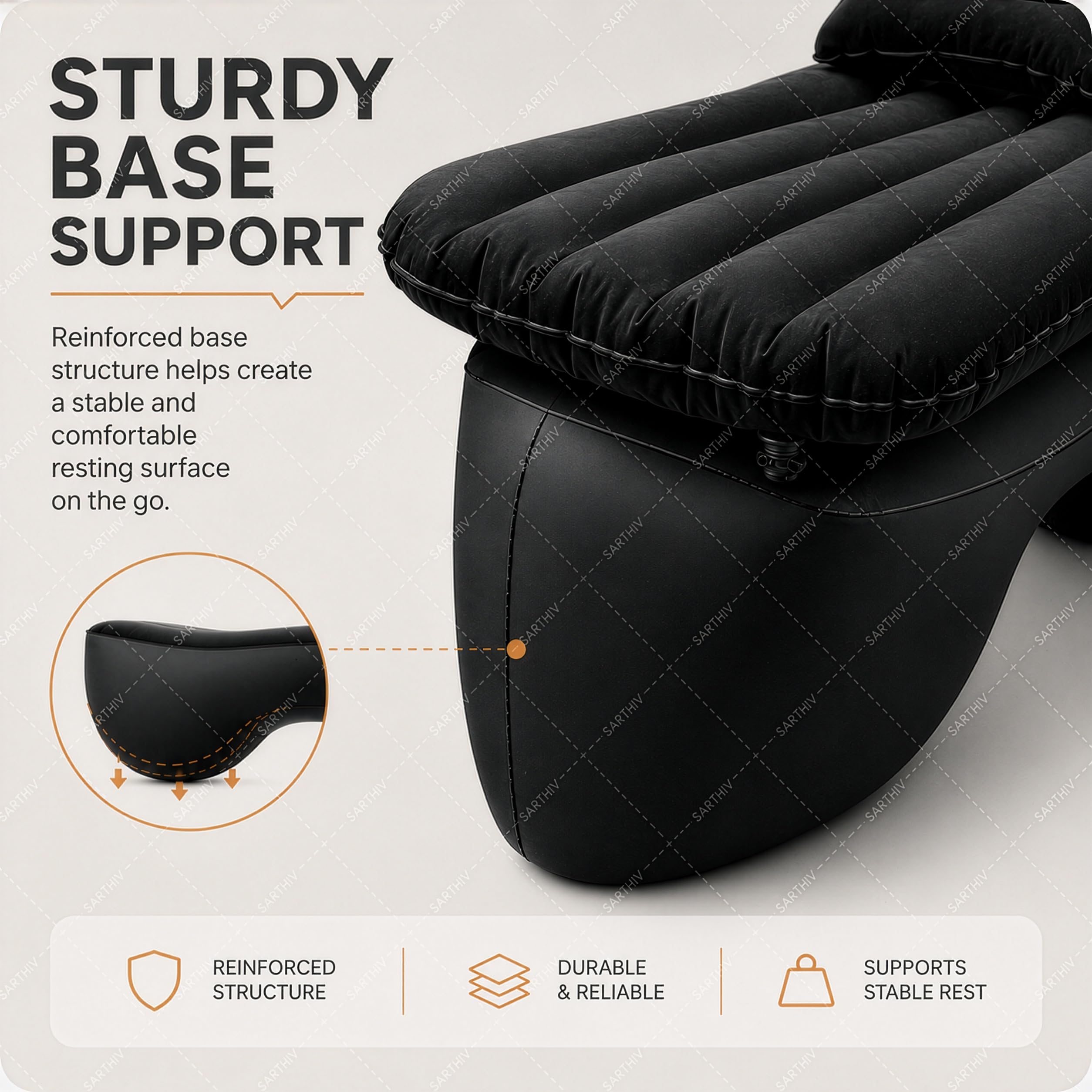 Elite Inflatable Car Bed - Electric Pump Included -5 Elite Inflatable Car Bed - Electric Pump Included -5