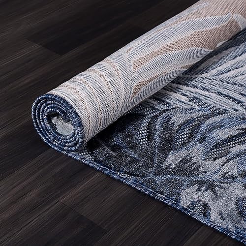 Miniatura 27 de CAMILSON Indoor Outdoor Rug 5x7 Bohemian Medallion Floral Area Rugs for Indoor and Outdoor Patios Easy-Cleaning Non-Shedding Living Room Garden and