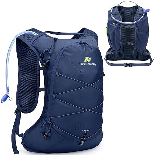 N NEVO RHINO Hydration Backpack with 70 oz/2L Bladder, Hiking Water Pack