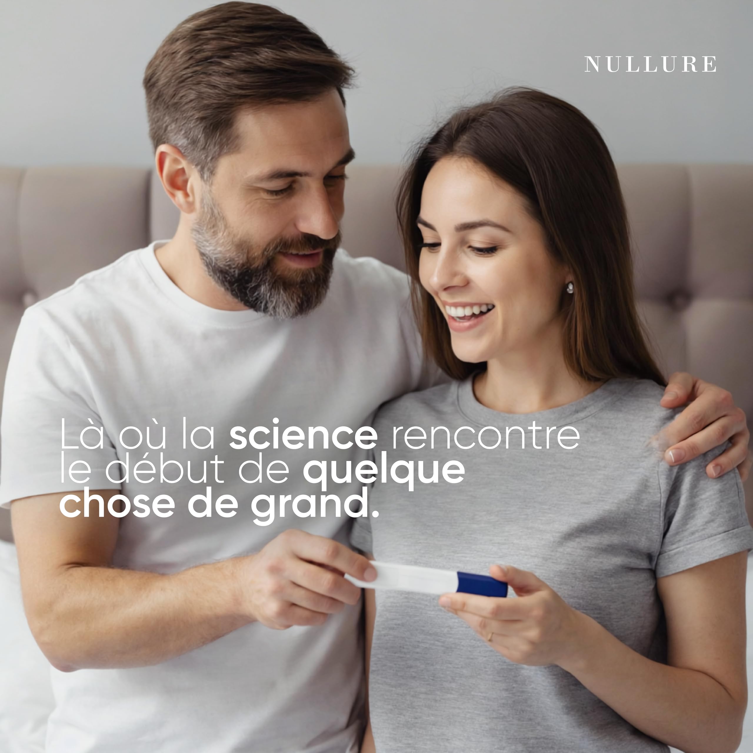 Formule Fertilité Homme | Nullure | 120 gélules (2 mois) | Testé par tiers | Nombre & Motilité des Spermatozoïdes | L-carnitine + CoQ10 + L-arginine + Zinc | Sans additifs & Vegan | Fabriqué dans l'UE