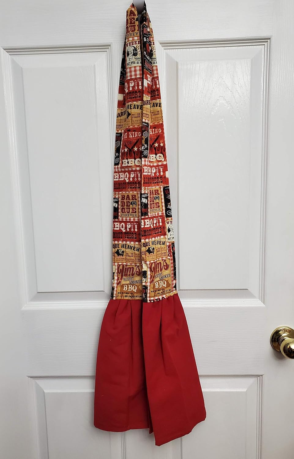 Barbeque Theme Neck Towel, Kitchen Boa, Neck Apron, Kitchen Neck Scarf, Neck Towel, Kitchen Scarf, Baker’s Boa, Chef’s Towel, Cooking Towel, Grilling Towel, BBQ Towel, Gifts under $30