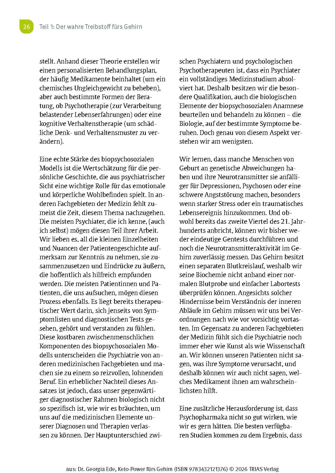 Keto-Power fürs Gehirn: Lebenslang geistig gesund bleiben: Das revolutionäre Ernährungskonzept gegen Demenz, Depressionen und Ängste