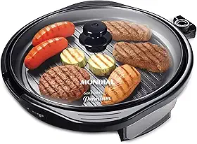 Grill Redondo Cook & Grill 40, Mondial, Preto, 1270W, 220V - G-03
