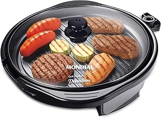 Grill redondo cook & grill 40 mondial preto 1270w 110v - g-03