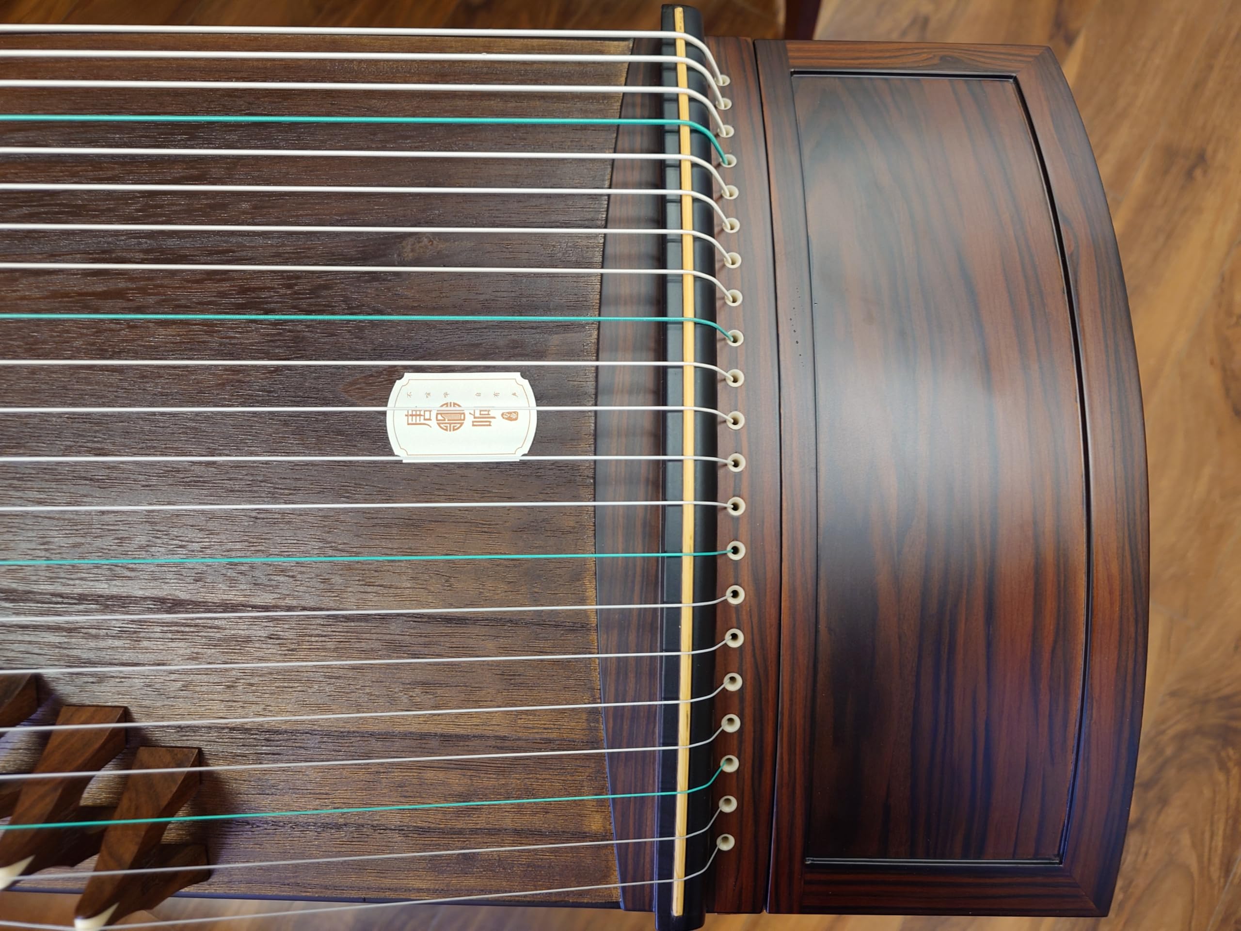 Indian Rosewood Guzheng, 21-String, Tangxiang Brand ????????“??”