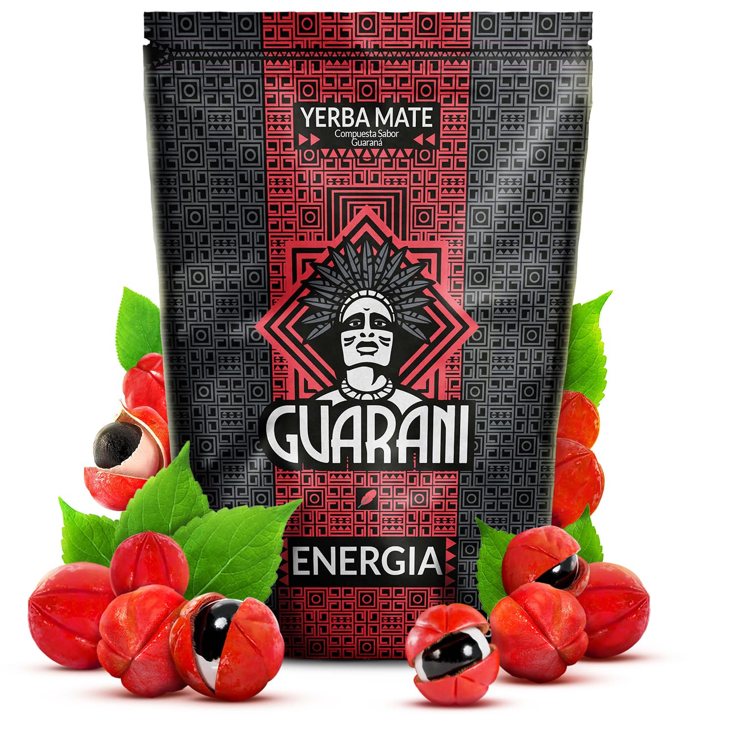 Guarani Yerba Mate Zestaw Trzypak 3x500g 1,5kg Guarana Owoce Leśne Owoce Egzotyczne Paragwajska Naturalna Kofeina