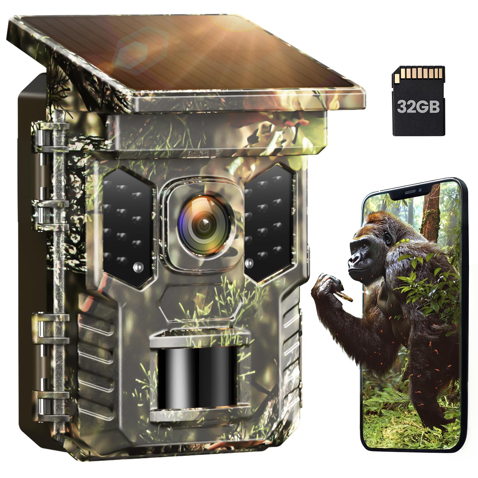 XTU 4K 64MP Solar Trail Camera