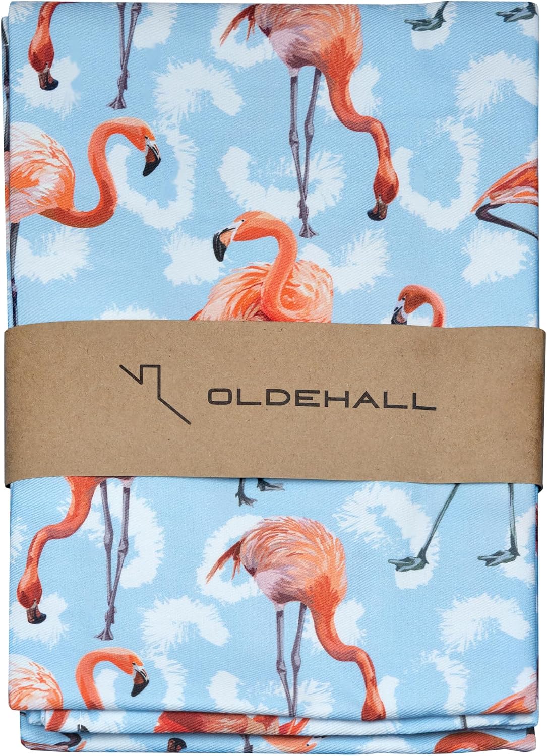 Pack of Four - Vibrant and Colorful Flamingo Kitchen Towels/Flamingo Tea Towels for Daily Use & Home Decoration Blue Design