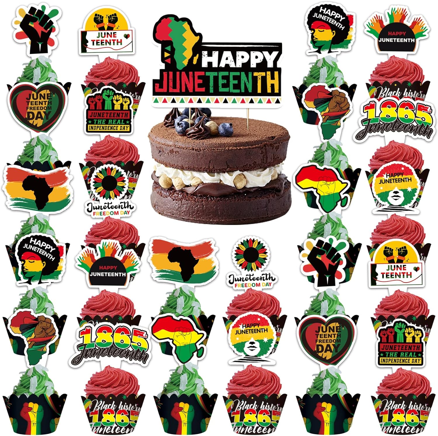 Happy Day Decorations,Happy Cupcake