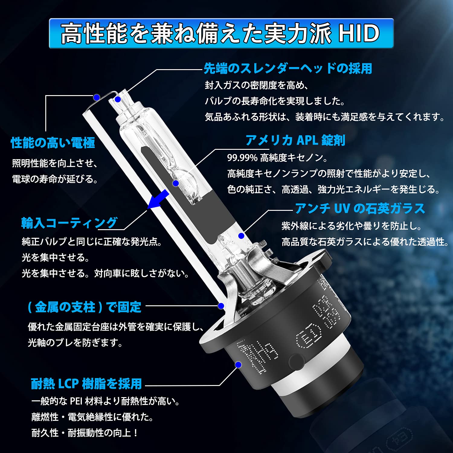 Amazon | Briteye ヘッドライト D2R HIDバルブ 6500K 車検対応 純正 