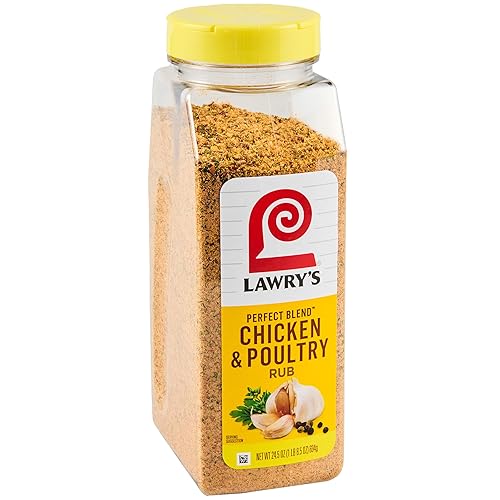 LAWRY de mezcla perfecta Rub de pollo y condimento 245 oz LAWRY de mezcla perfecta Rub de pollo y condimento 245 oz