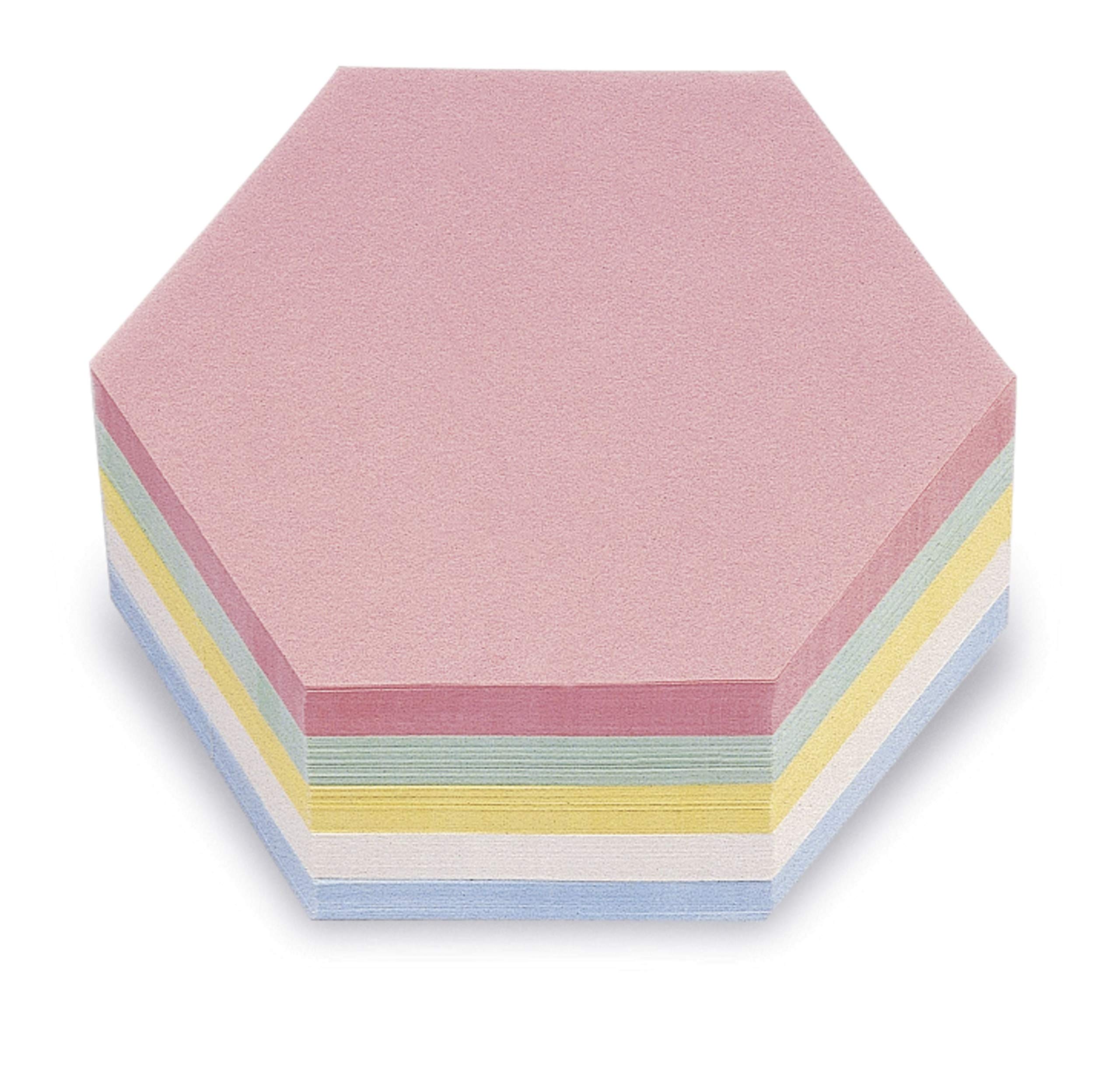 Magnetoplan 112502310 Assorted Prompt Cards Honeycomb, Assorted colors, 7.48 x 6.50 inches