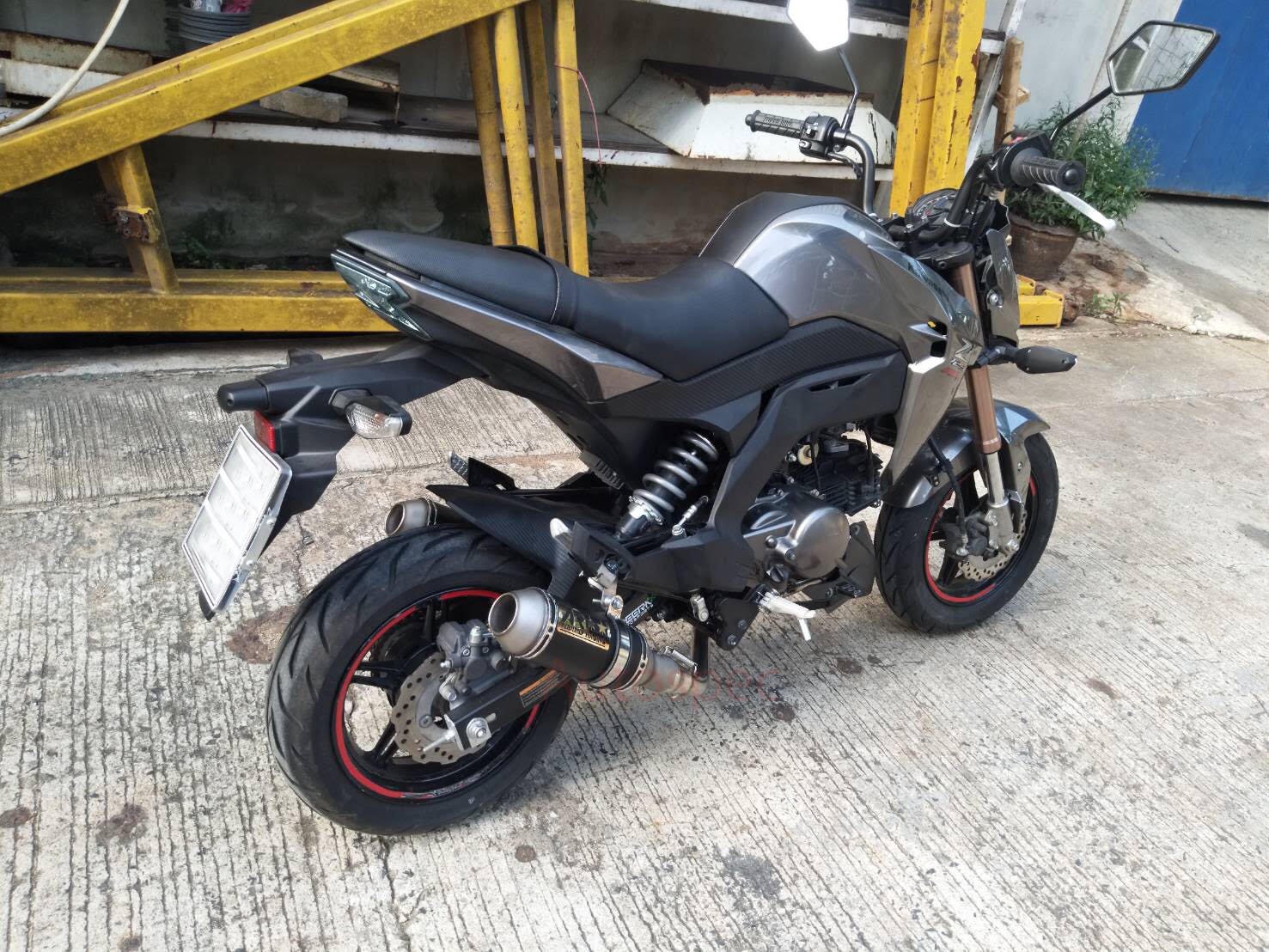 Amazon | Aodonly Racing デュアルローマウントエキゾースト Kawasaki