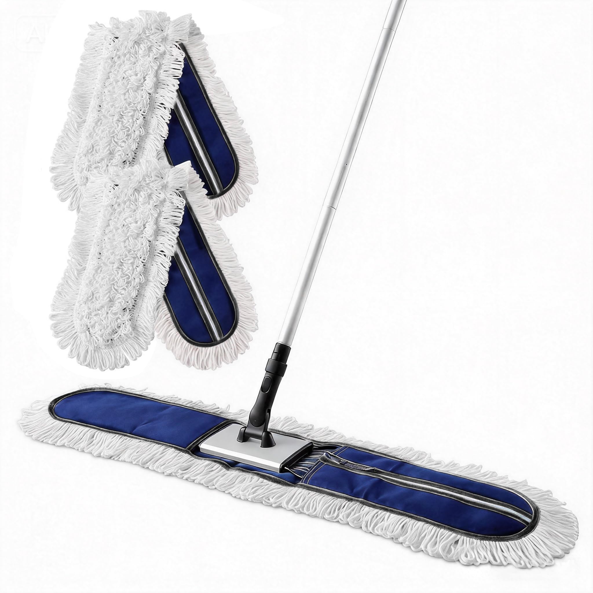 CLEANHOME 36" Commercial Dust Mop for Hardwood Floors, Blue