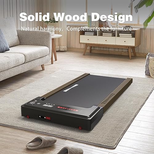 Miniatura 7 de Cinta de correr para debajo del escritorio, caminadora 2 en 1 para el hogar, caminadora pequeña con control remoto, mini caminadora portátil de 265