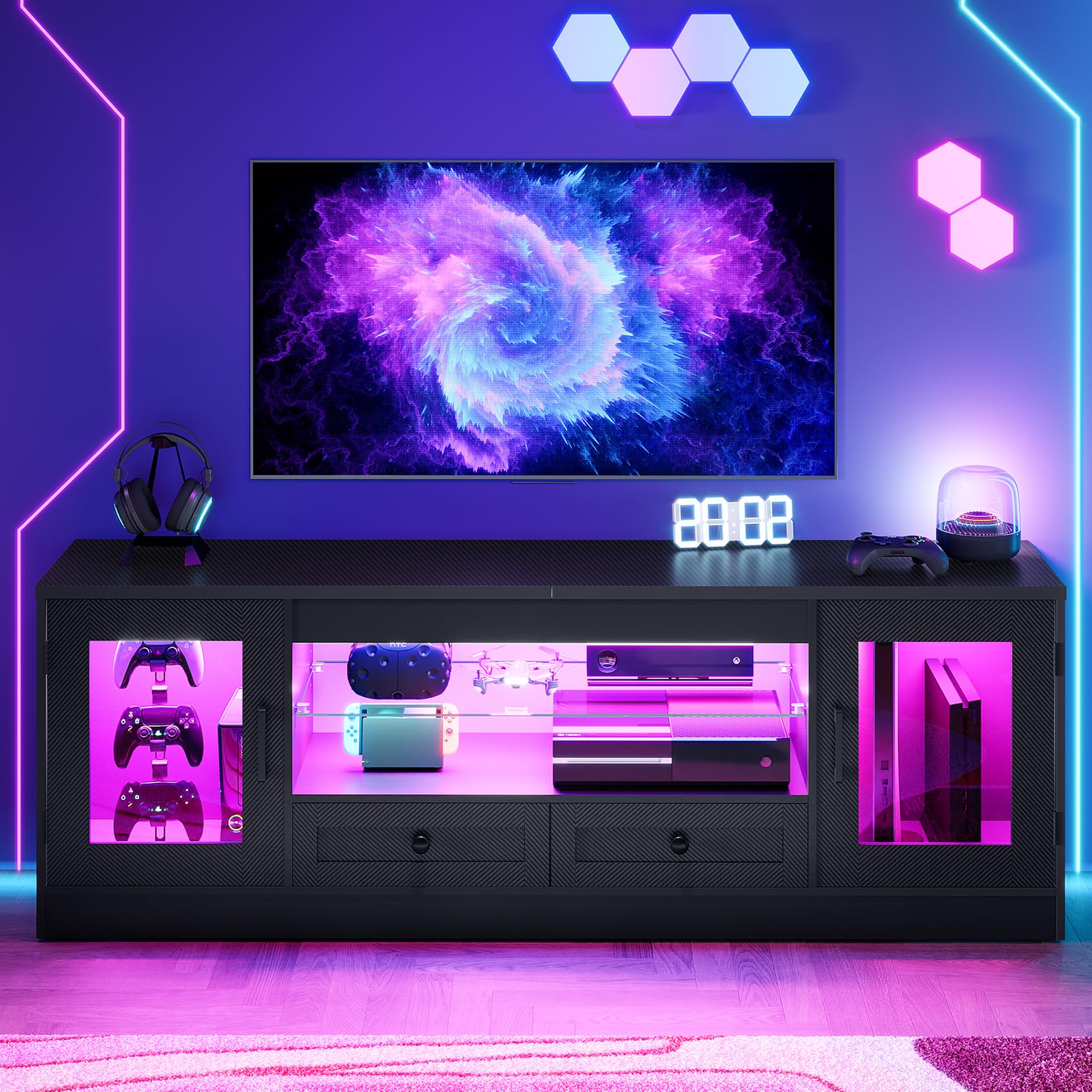 Concho 148 CM LED TV Stand Cabinet for 55/60/65 Inch TVs